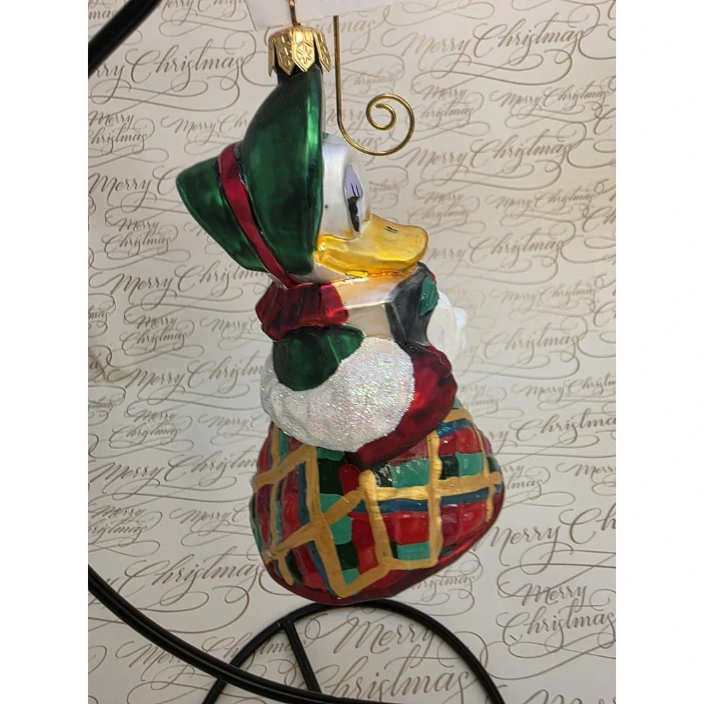 Christopher Radko Disney Caroler Daisy Duck Christmas Glass Ornament 6.5